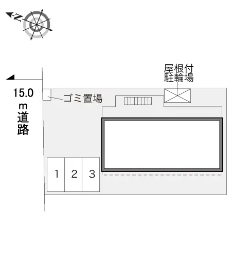 ★手数料０円★三田市南が丘２丁目　月極駐車場（LP）